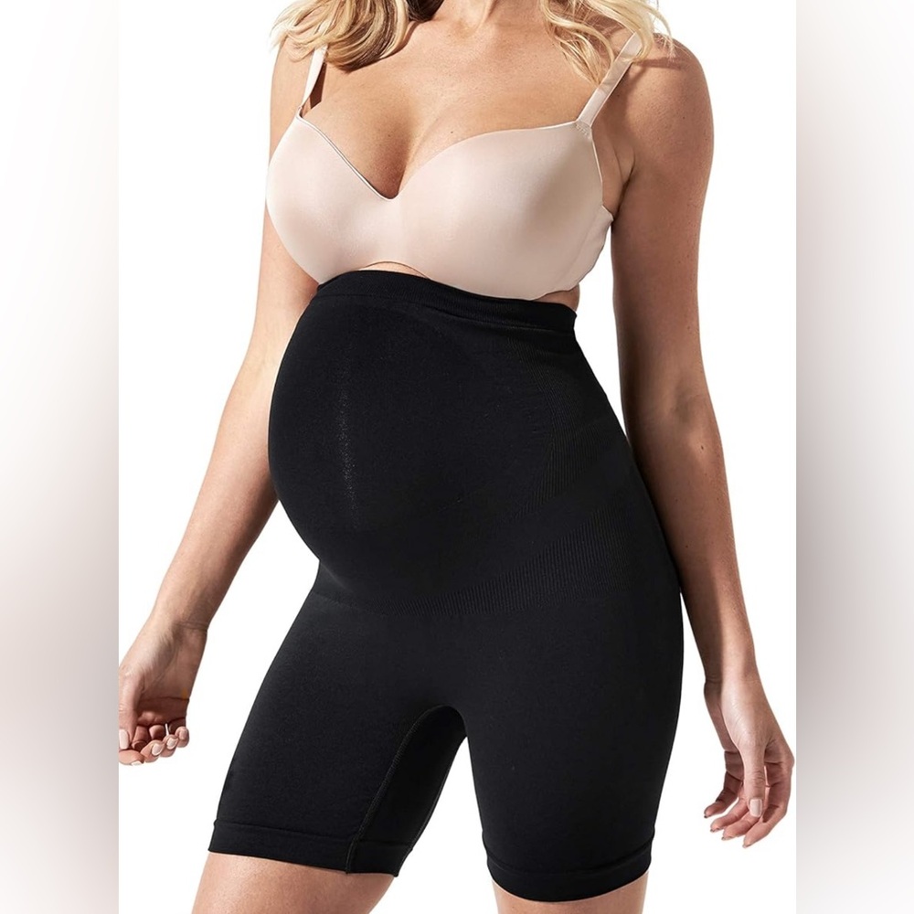 Blanqi Maternity Belly Support Bike Shorts